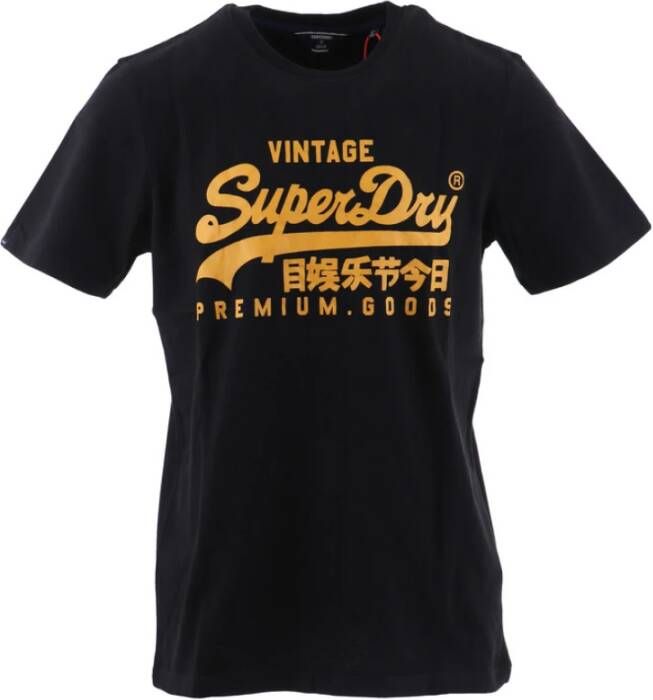 Superdry T-shirts Zwart Heren