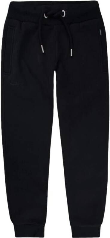 Superdry Geborduurd joggingpak Vintage Logo Black Heren