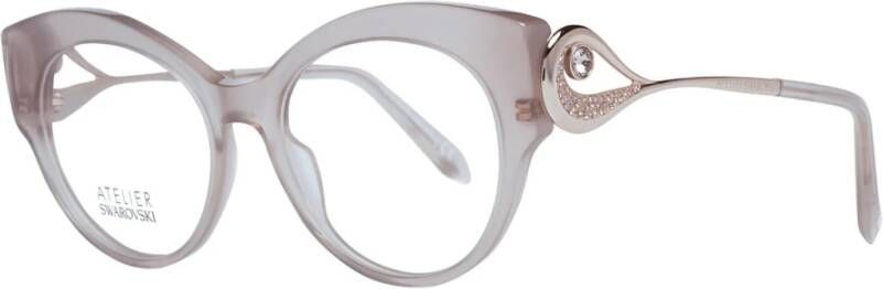 Swarovski Beige Cat Eye Optische Frames voor Vrouwen Beige Dames