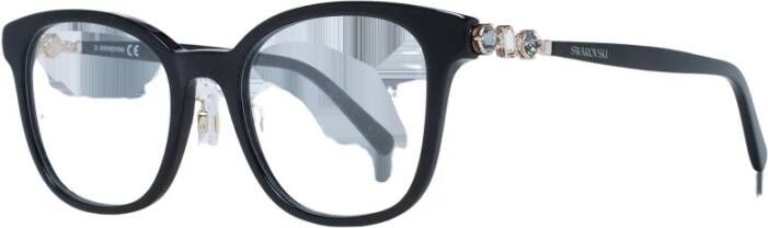 Swarovski Zwarte Acetaat Optische Frames voor Vrouwen Black Dames