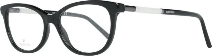 Swarovski Zwarte Optische Brillen voor Vrouwen Black Dames