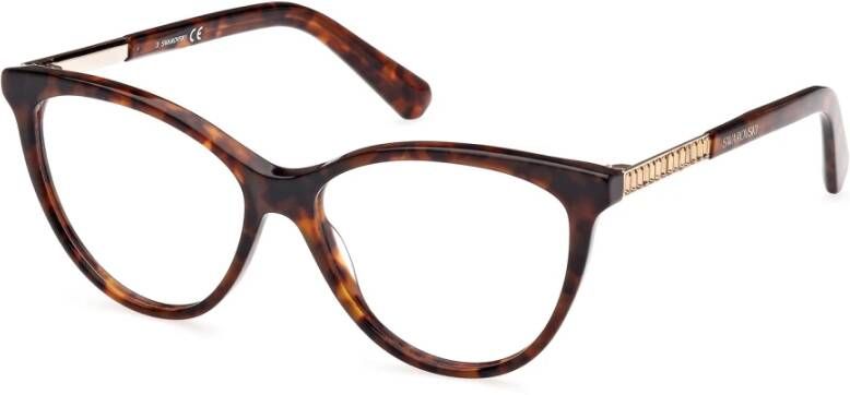 Swarovski Bruine Cat Eye Optische Brillen Brown Dames