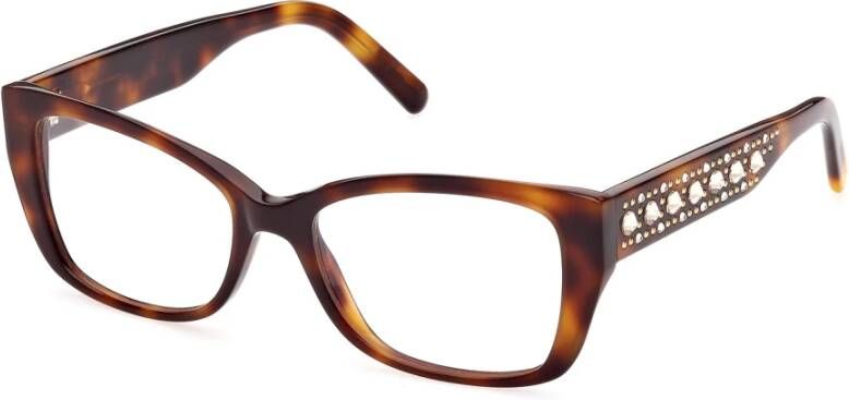 Swarovski Bruine Plastic Frames Bril met Presentatie Brown Dames