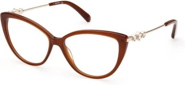 Swarovski Moderne Stijlvolle Brillen Brown Unisex