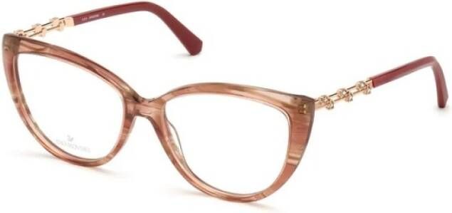 Swarovski Stijlvolle Roze Optische Brillen voor Vrouwen Pink Dames