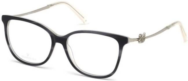 Swarovski Zwarte Montuur Stijlvolle Bril Black Unisex