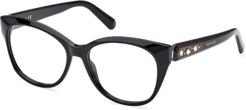 Swarovski Cat Eye Optische Brillen voor Vrouwen Black Dames