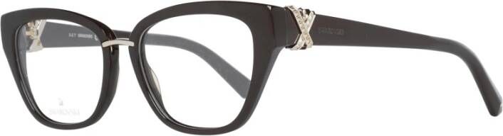 Swarovski Cat Eye Bruine Bril voor Vrouwen Brown Dames