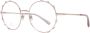 Swarovski Metalen ronde optische monturen in roze voor vrouwen Pink Dames - Thumbnail 1