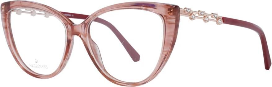 Swarovski Stijlvolle Roze Optische Brillen voor Vrouwen Pink Dames