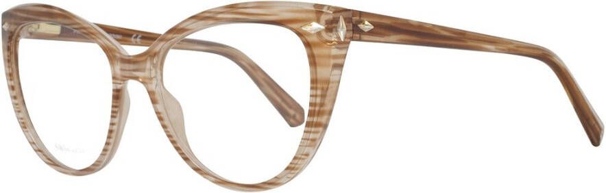 Swarovski Cat-Eye Bruine Bril voor Vrouwen Brown Dames