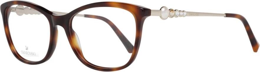 Swarovski Bruine Plastic Optische Monturen voor Vrouwen Brown Dames