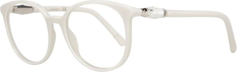 Swarovski Witte Plastic Optische Brillen voor Vrouwen White Dames