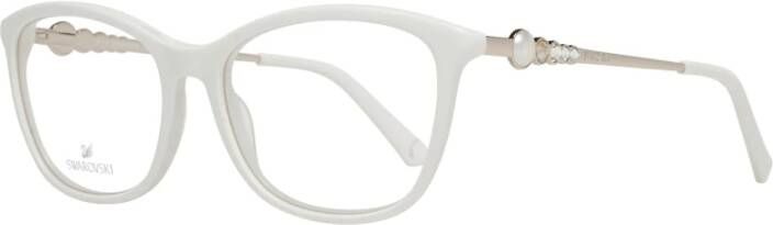 Swarovski Witte CatEye Optische Frames voor Vrouwen White Dames