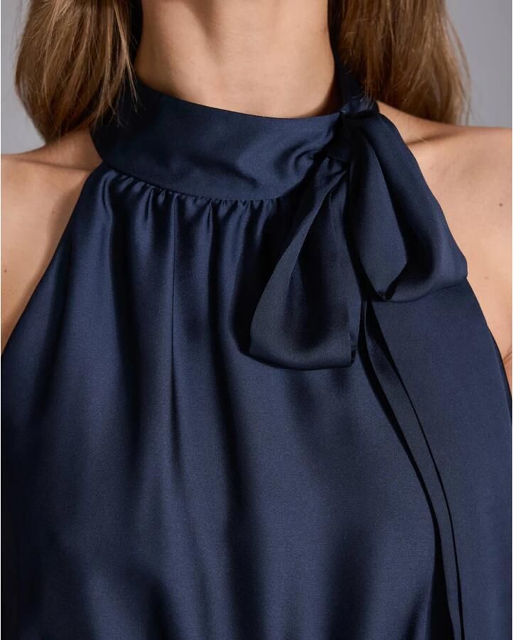 Swing Elegante Jumpsuit met Blousetop Blue Dames - Foto 2