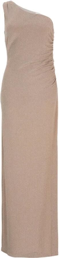 Swing Glitter One Shoulder Avondjurk Beige Dames - Foto 4