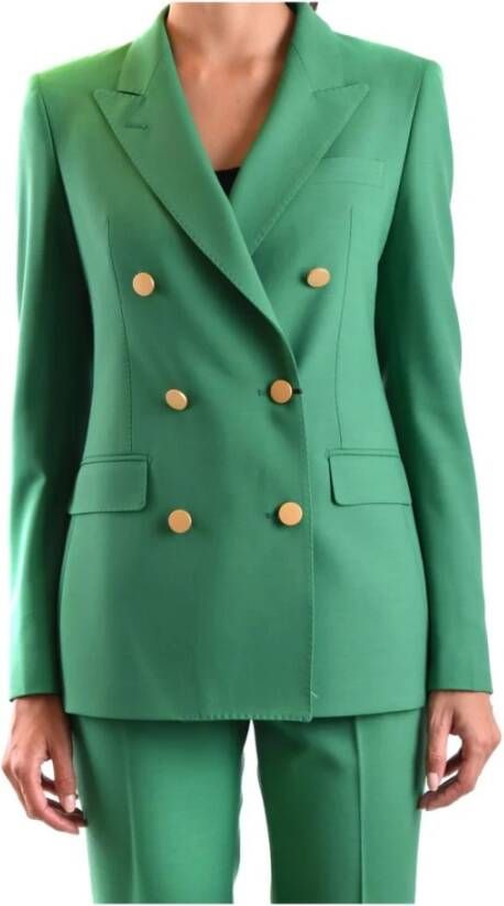 Tagliatore Groene Blazer Damesjurk Green Dames