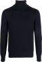Tagliatore Blauwe Sweaters met Dolcevita Rasato Blauw Heren - Thumbnail 1