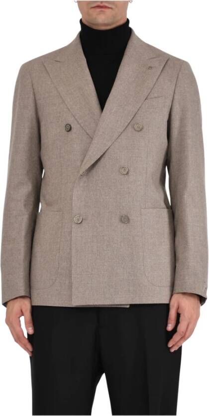 Tagliatore Blazer Beige Heren