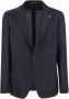 Tagliatore Blazer Blauw Heren - Thumbnail 1