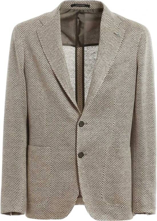 Tagliatore Blazerjas Beige Heren