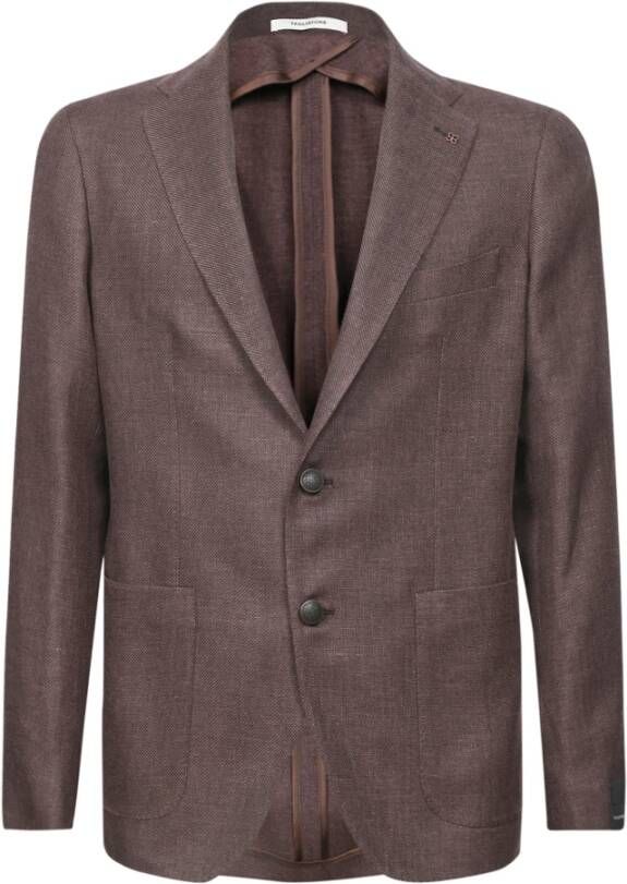 Tagliatore Bruine Blazer Upgrade Hoogwaardige Stof Brown Heren