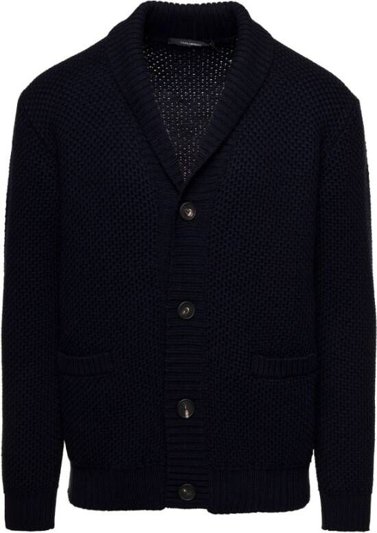 Tagliatore Cardigans Blauw Heren