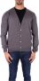 Tagliatore Cardigans Grijs Heren - Thumbnail 1