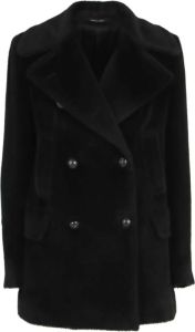 Tagliatore Double-Breasted Coat Zwart Dames