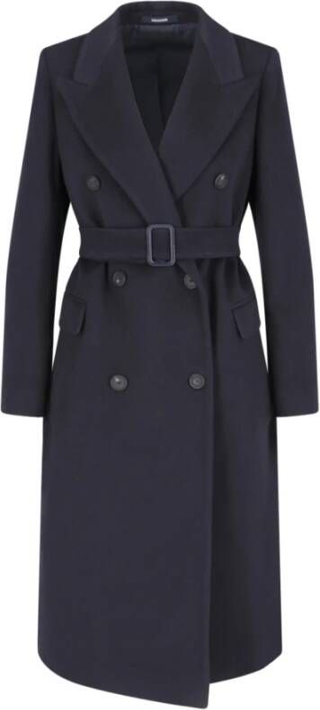 Tagliatore Klieke Double-Breasted Coats Blue Dames