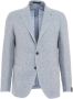 Tagliatore Blauwe Ss23 Blazer en Cargo Broek Set Blue Heren - Thumbnail 1