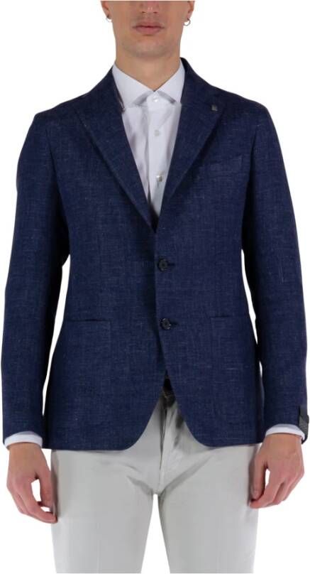Tagliatore Formele blazers Blauw Heren