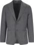 Tagliatore Grijze Herringbone Blazer Grijs Heren - Thumbnail 1