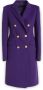 Tagliatore Jas met dubbele rij knopen Purple Dames - Thumbnail 1