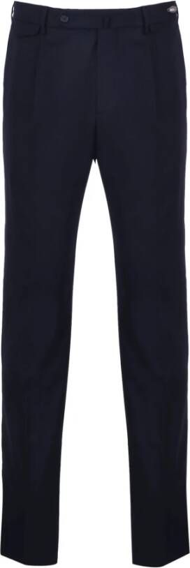 Tagliatore Op maat gemaakte flanellen broek Blauw Heren