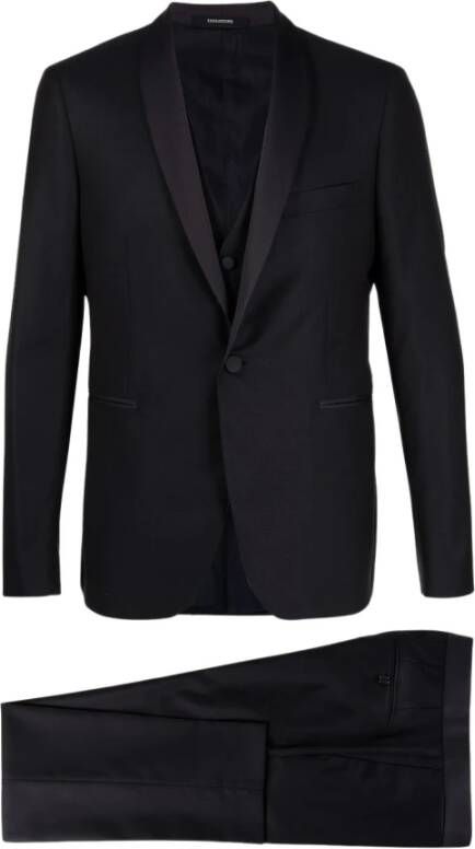 Tagliatore Single Breasted Suits Blauw Heren