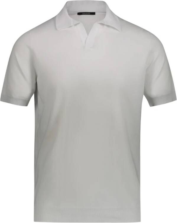 Tagliatore Polo Shirt Wit Heren