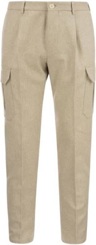 Tagliatore Rechte broek Beige Heren
