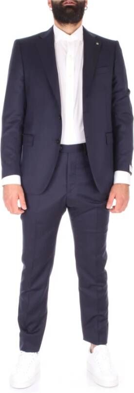 Tagliatore Single Breasted Suits Blauw Heren