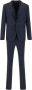 Tagliatore Navyblauw driedelig pak Blue Heren - Thumbnail 1