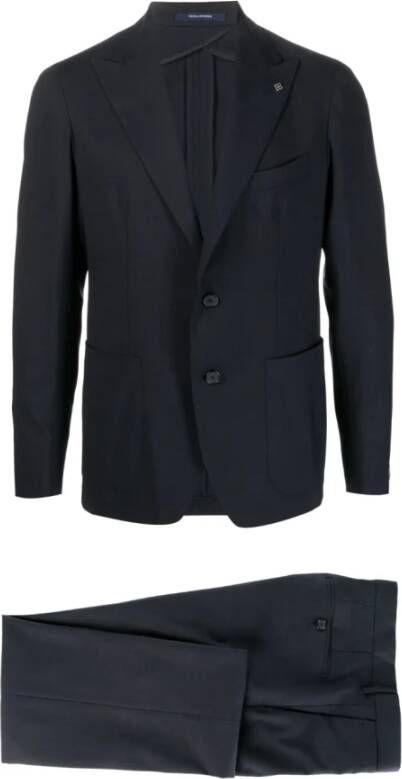 Tagliatore Single Breasted Suits Blauw Heren