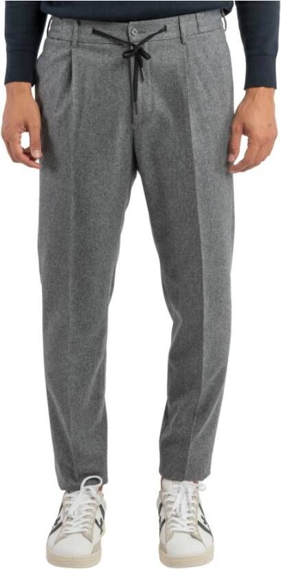 Tagliatore Slim-fit Trousers Grijs Heren