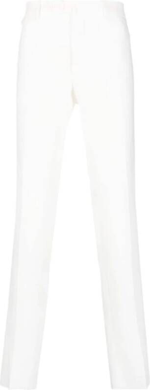 Tagliatore Slim-fit Trousers Wit Heren