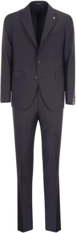 Tagliatore Suit Sets Blauw Heren