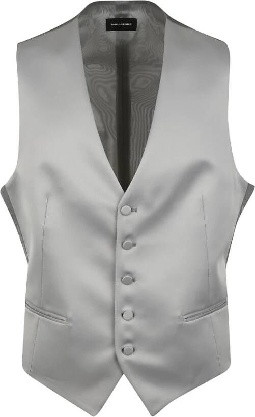 Tagliatore Verhoog je formele uitstraling met dit vest Gray Heren