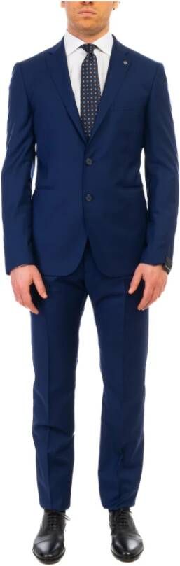 Tagliatore Suits Blauw Heren