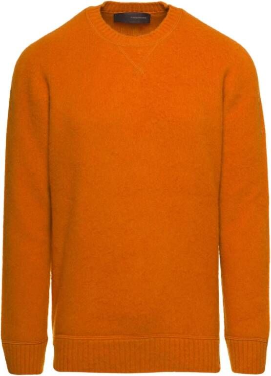 Tagliatore Sweaters Orange Oranje Heren