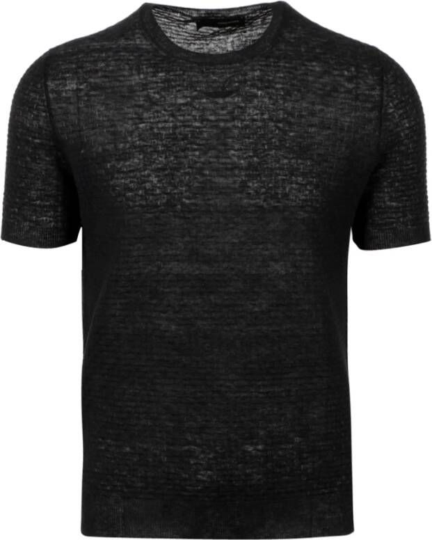 Tagliatore t-shirt Zwart Heren