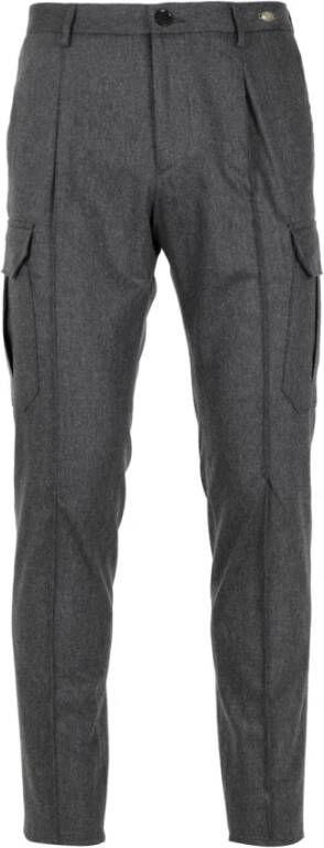 Tagliatore Trousers Grijs Heren