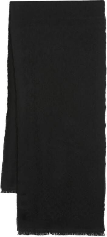 Tagliatore Zwarte Sjaals 0205 Stijl Black Heren